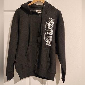 Charcoal heather Puerto Rico hoodie